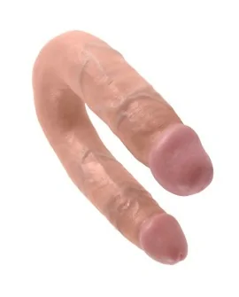 KING COCK DILDO DOBLE PENETRACIÓN 13.9 CM NATURAL