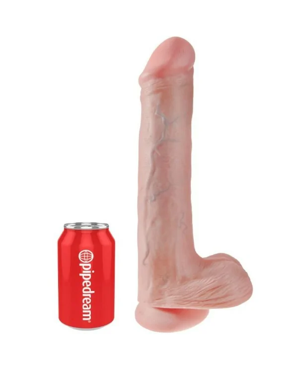 KING COCK PENE REALISTICO CON TESTICULOS 33 CM COLOR NATURAL