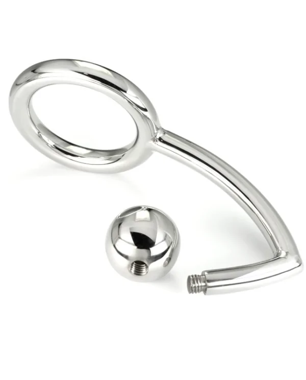 METALHARD COCK RING ANILLO CON GANCHO INTRUDER ANAL 45MM