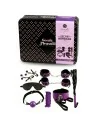 SECRETPLAY BDSM SET 8PCS LILA NEGRO