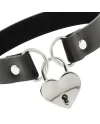 COQUETTE CHIC DESIRE COLLAR CUERO VEGANO ACCESORIO CORAZoN CON LLAVE