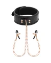 BEGME BLACK EDITION COLLAR CON CADENAS Y PINZAS PEZONES