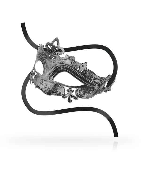 OHMAMA MASKS ANTIFAZ ESTILO VENECIANO SILVER