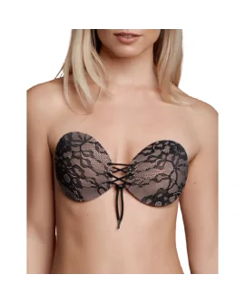 BYE BRA SUJETADOR ADHESIVO CON ENTRELAZADO Y BORDADOS