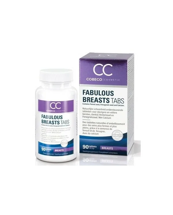 COBECO CC FABULOUS BREASTS AUMENTADOR DE SENOS 90 CAPSULAS ES en de fr es it nl 