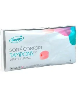 BEPPY TAMPONES LUBRICADOS 4 UDS