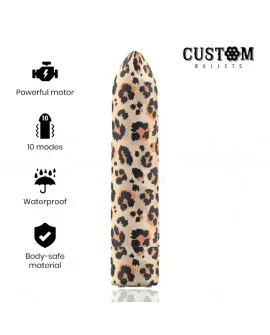 CUSTOM BULLETS BALA RECARGABLE LEOPARD 10 INTENSIDADES