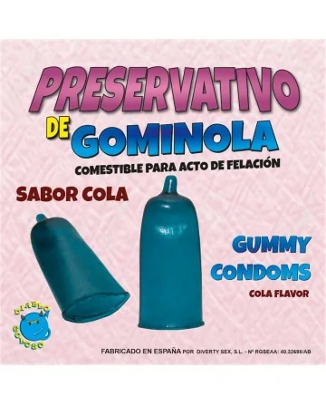 DIABLO PICANTE PRESERVATIVO DE GOMINOLA COLA