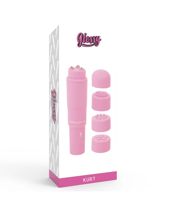 GLOSSY POCKET KURT MASAJEADOR ROSA