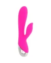 OHMAMA VIBRADOR CON RABBIT 10 MODOS DE VIBRACIoN 19 CM