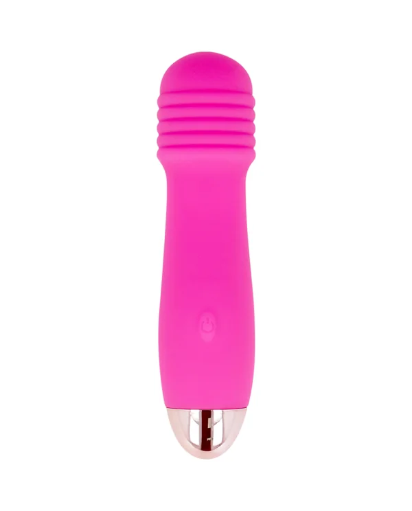 DOLCE VITA VIBRADOR RECARGABLE THREE ROSA 7 VELOCIDADES