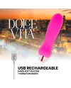 DOLCE VITA VIBRADOR RECARGABLE FIVE ROSA 7 VELOCIDADES