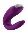 SATISFYER DOUBLE FUN PARTNER VIBRATOR LILA