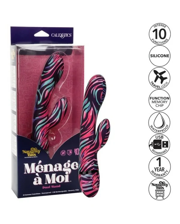 CALEX VIBRADOR MENAGE A MOI DUAL WAND