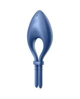 SATISFYER BULLSEYE ANILLO VIBRADOR - AZUL