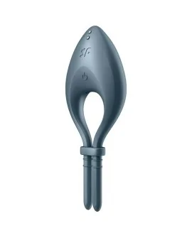 SATISFYER BULLSEYE ANILLO VIBRADOR - GRIS