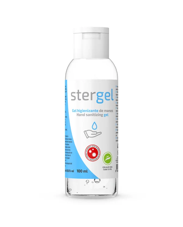 STERGEL HIDROALCOHOLICO ALOE VERA FRAGANCIA 100ML