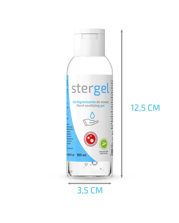 STERGEL HIDROALCOHOLICO ALOE VERA FRAGANCIA 100ML