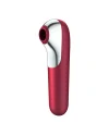 SATISFYER DUAL LOVE VIBRADOR Y SUCCIONADOR CON AIRE PULSADO ROJO