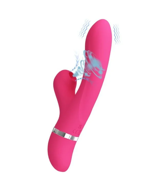 PRETTY LOVE WILLOW VIBRADOR Y SUCCIONADOR RABBIT