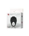 PRETTY LOVE CHESTER ANILLO VIBRADOR NEGRO