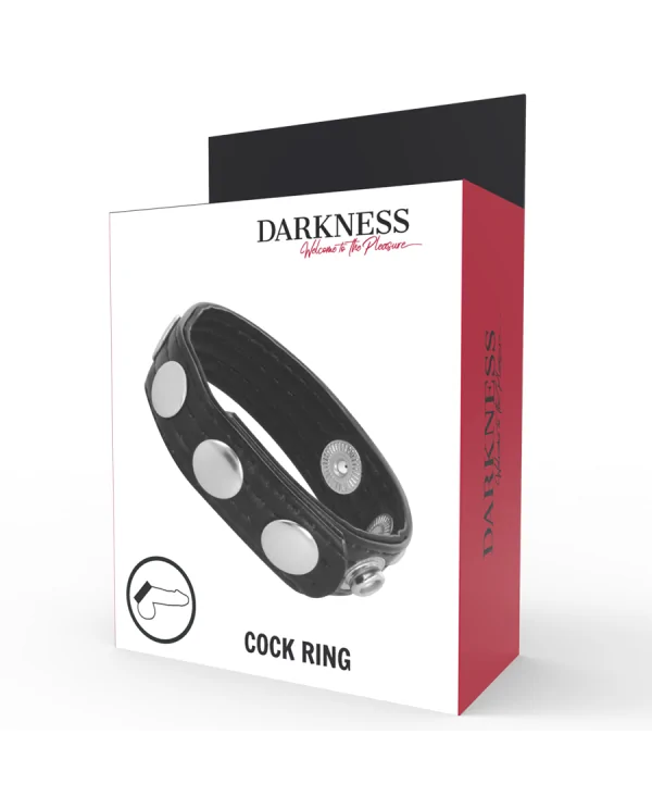 DARKNESS LEATHER ANILLO ERECCIoN