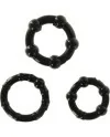 SEVENCREATIONS JUEGO TRES ANILLOS PENE NEGRO