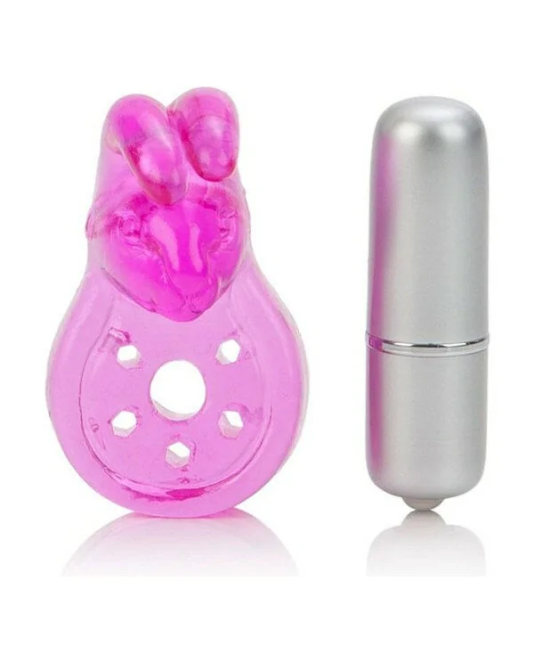 CALEX MICRO VIBE AROUSER BUNNY ANILLO VIBRADOR ROSA