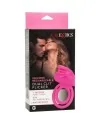 CALEX DUAL CLIT FLICKER ENHANCER DOBLE ANILLO VIBRADOR DE SILICONA ROSA