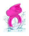 CALEX DUAL CLIT FLICKER ENHANCER DOBLE ANILLO VIBRADOR DE SILICONA ROSA