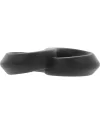 POWERING SUPER FLEXIBLE Y RESISTENTE ANILLO PENE Y TESTICULOS PR12 NEGRO