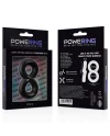 POWERING SUPER FLEXIBLE Y RESISTENTE ANILLO PENE Y TESTICULOS PR12 NEGRO