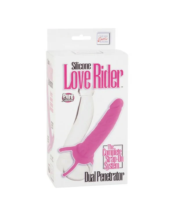 CALEX DUAL PENETRATOR DILDO CON ARNES ROSA