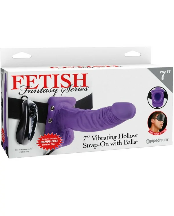 FETISH FANTASY SERIES 7 ARNES VIBRADOR CON TESTICULOS HUECO MAN 178 CM LILA