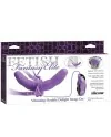 FETISH ELITE DOUBLE ARNES DOBLE VIBRADOR LILA 115CM