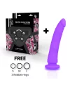 DELTA CLUB TOYS ARNES DILDO LILA SILICONA MEDICA 17 X 3 CM