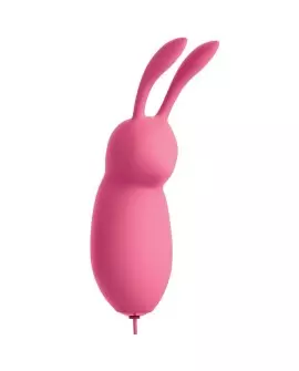 OMG CUTE RABBIT VIBRADOR POTENTE ROSA USB