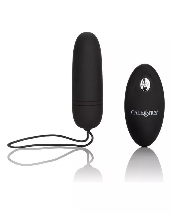 CALEX HUEVO VIBRADOR DE SILICONA CON MANDO NEGRO