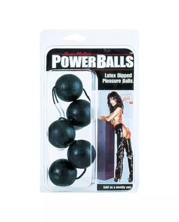 CALEXPOWER BOLAS ANAL VAGINAL NEGRO