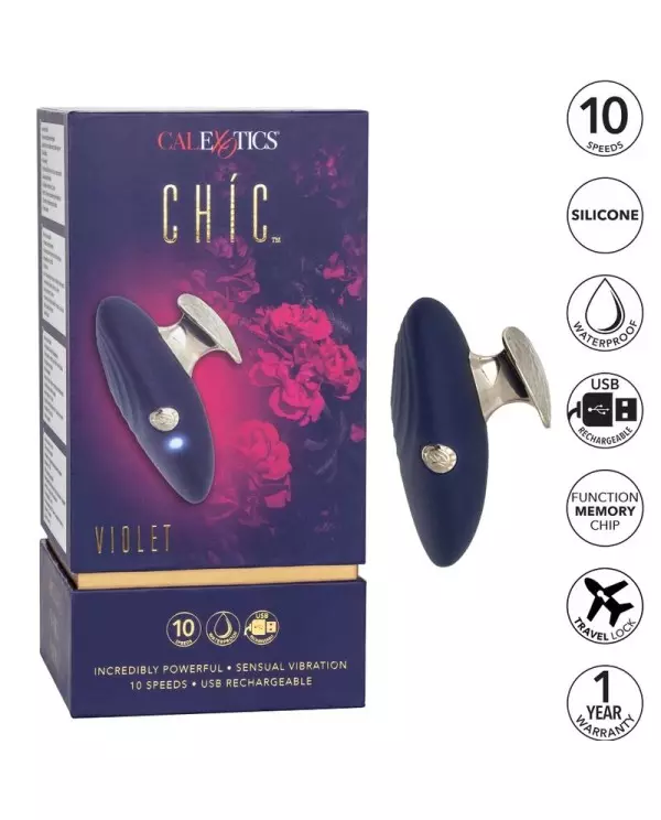 CALEX CHIC VIOLET ESTIMULADOR 10 SPEEDS