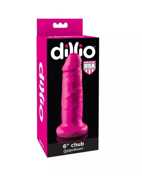 DILLIO DILDO CON VENTOSA CHUB 152 CM ROSA