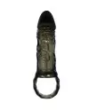 BAILE FUNDA EXTENSORA PENE CON STRAP PARA TESTICULOS NEGRO 135 CM