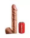 STRAP ON CON DILDO HUECO 305 CM Y TIRANTES COLOR CARNE