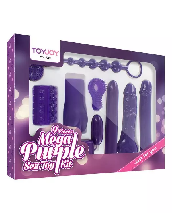 JUST FOR YOU MEGA PURPLE SEX TOY KIT