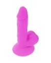 DIVERSIA DILDO FLEXIBLE CON VIBRACION 17 CM LILA