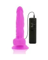 DIVERSIA DILDO FLEXIBLE CON VIBRACIoN 18 CM LILA