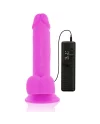 DIVERSIA DILDO FLEXIBLE CON VIBRACION 205 CM LILA