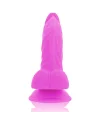 DIVERSIA DILDO FLEXIBLE CON VIBRACION 215 CM LILA