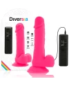 DIVERSIA DILDO FLEXIBLE CON VIBRACION 205 CM ROSA