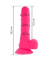 DIVERSIA DILDO FLEXIBLE CON VIBRACION 205 CM ROSA